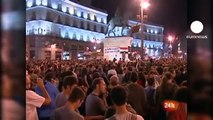Social networks used to call thousands to protest in Spain