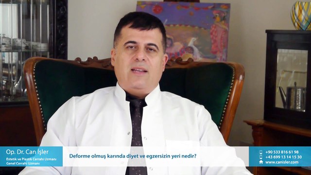 Deforme olmuş karında diyet ve egzersizin yeri nedir? - Op. Dr. Can İşler