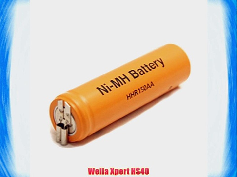 Akku - wella xpert hs40 - tondeo eco xs - wella contura - batterie battery hs 40 mit einbauanleitung