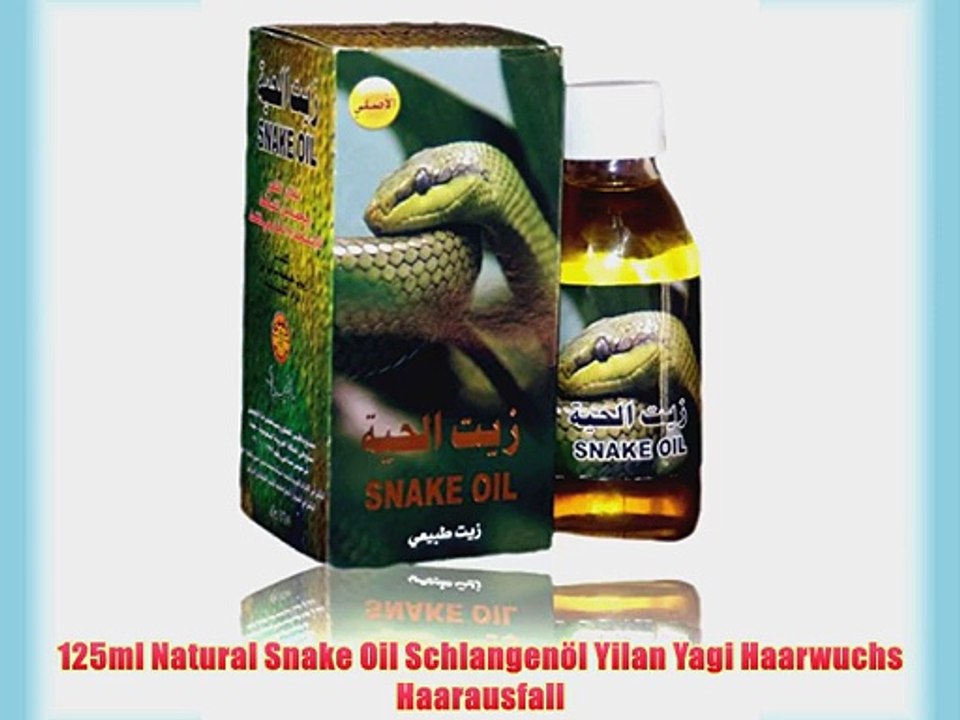 125ml Natural Snake Oil Schlangen?l Yilan Yagi Haarwuchs Haarausfall