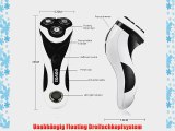 Povos?Man Shaver Series Elektrorasierer Pro Rasierer Cordless Wiederaufladbare waschbar 360