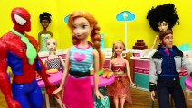 BARBIE'S BIRTHDAY MONTH Day 23 Barbie Goes Crazy Attacks Prince Hans + Frozen Elsa Dolls