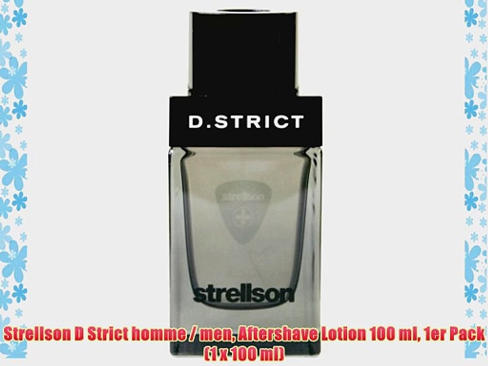 Strellson D Strict homme / men Aftershave Lotion 100 ml 1er Pack (1 x 100 ml)