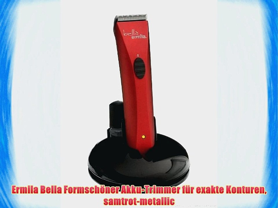 Ermila Bella Formsch?ner Akku-Trimmer f?r exakte Konturen samtrot-metallic
