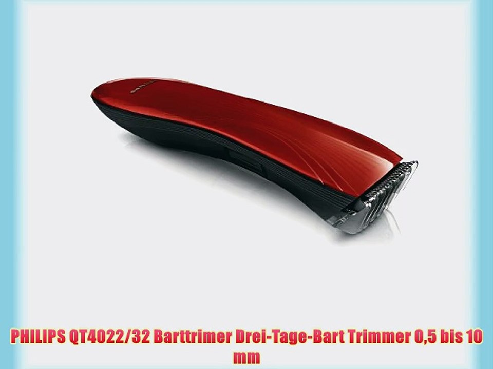 PHILIPS QT4022/32 Barttrimer Drei-Tage-Bart Trimmer 05 bis 10 mm