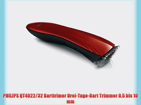 PHILIPS QT4022/32 Barttrimer Drei-Tage-Bart Trimmer 05 bis 10 mm