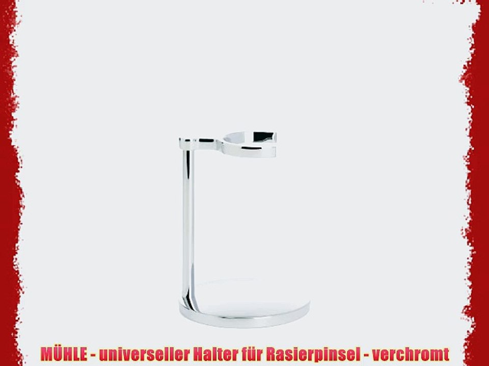 M?HLE - universeller Halter f?r Rasierpinsel - verchromt