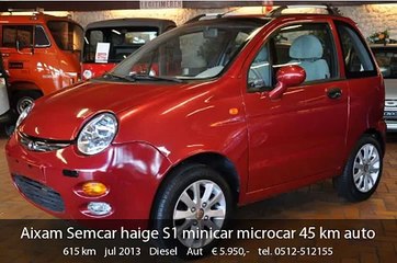 Aixam Semcar haige S1 minicar microcar 45 km auto (bj 2013)