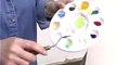 How to Paint with Acrylics : How to Mix Colors on the Palette for an Acrylic Painting