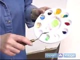 How to Paint with Acrylics : How to Mix Colors on the Palette for an Acrylic Painting