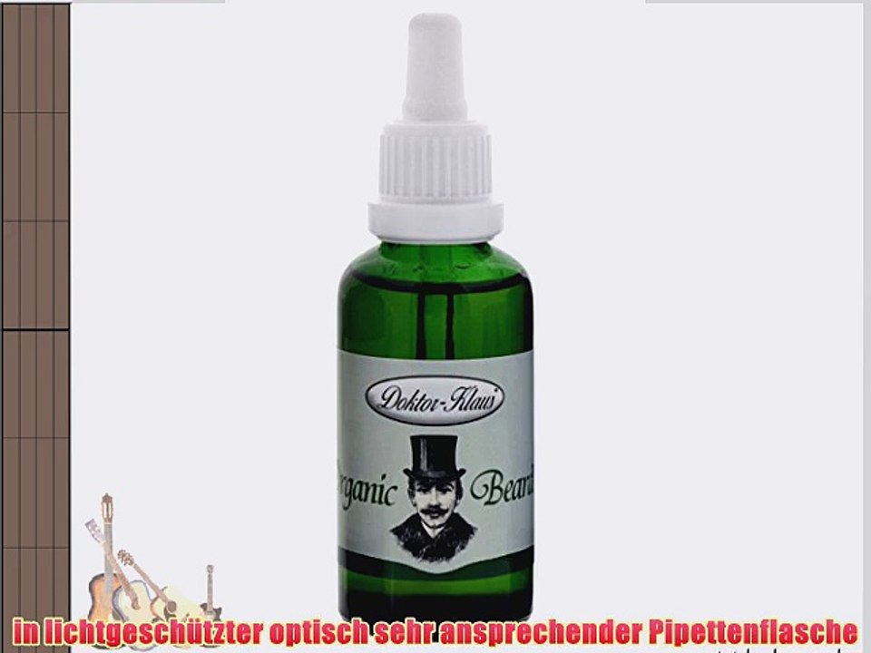 Original Organic Beard Oil 50ml von Doktor Klaus - Business Line Duftnote Vanille - Bart?l