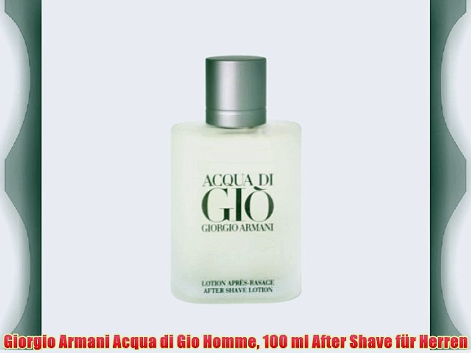 Giorgio Armani Acqua di Gio Homme 100 ml After Shave f?r Herren