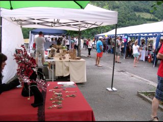 Marché des Métiers d'Art à Beaudéan (19 juillet 2015)
