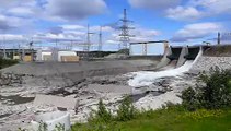 Porjus Power Station opens floodgates