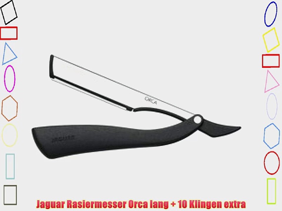 Jaguar Rasiermesser Orca lang   10 Klingen extra