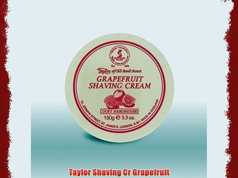 Taylor Shaving Cr Grapefruit