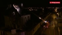 Brest. Un bâtiment de l'ex-Ifac ravagé par un incendie