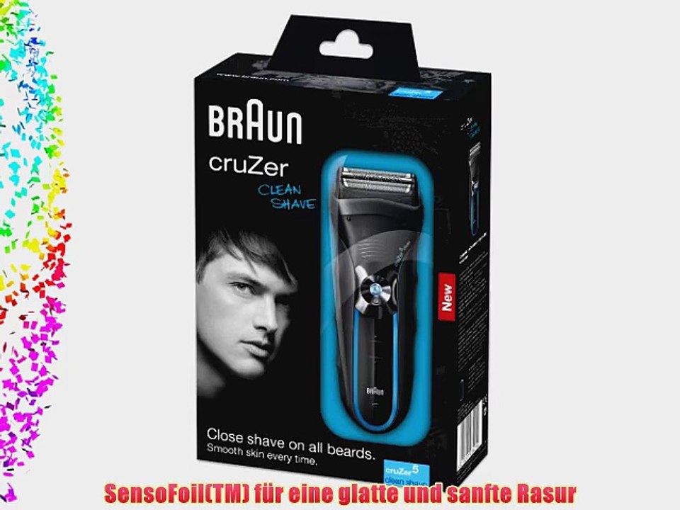 Braun oral-b cruzer 5 clean shave rasierer