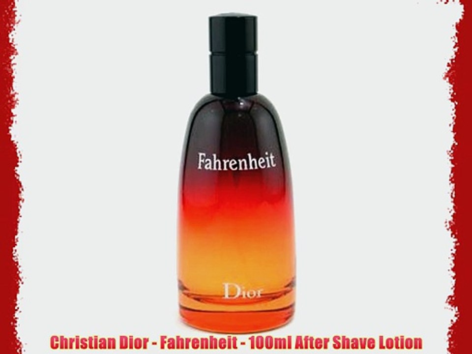 Christian Dior - Fahrenheit - 100ml After Shave Lotion