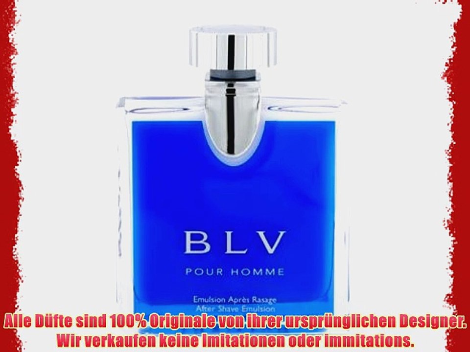 Bvlgari Blv Homme After Shave 100 Ml