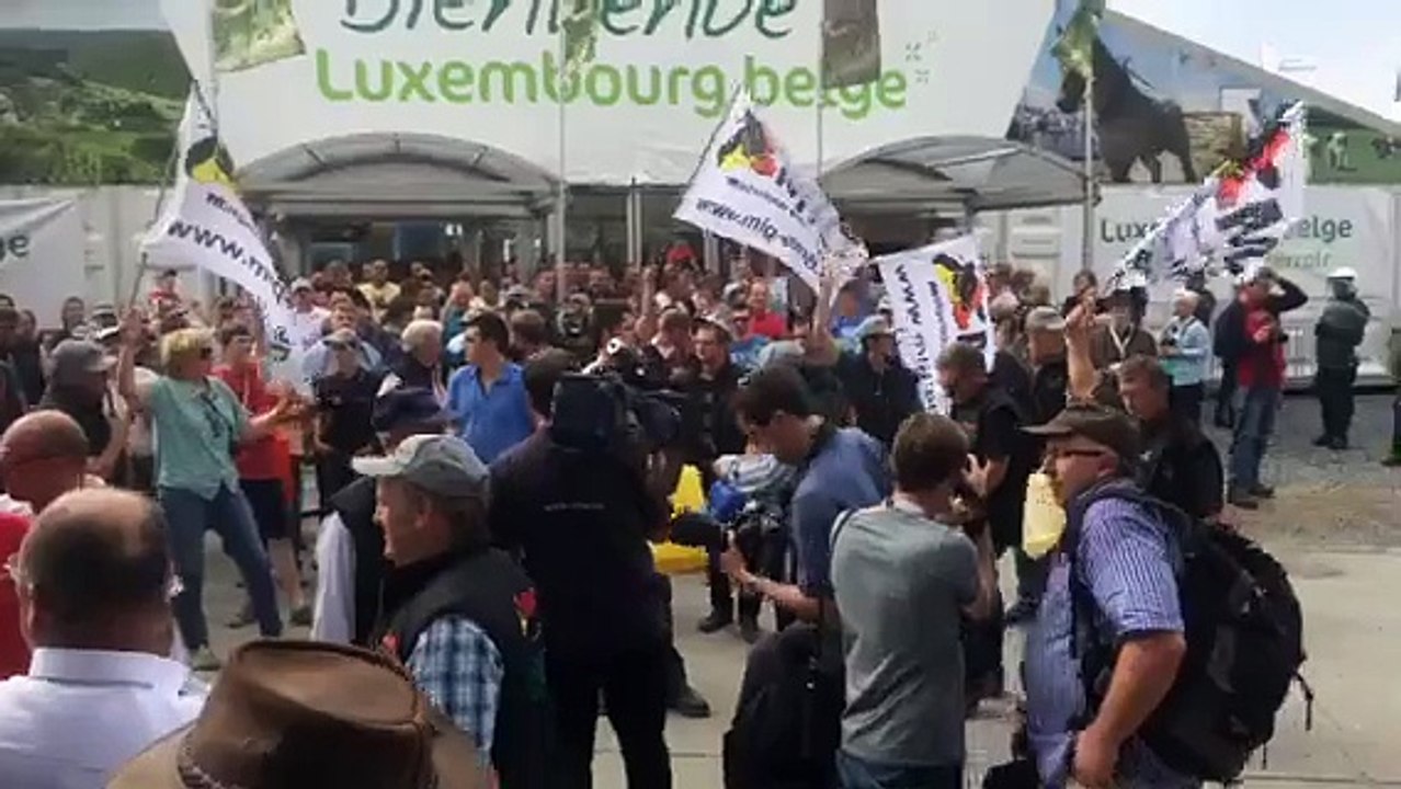 Chahut à l’ouverture de la foire agricole de Libramont