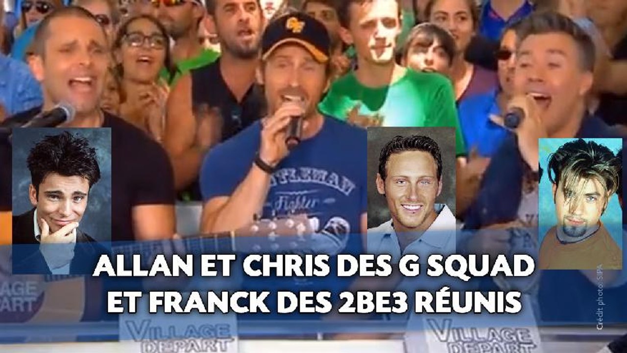 Allan Théo, Chris (G Squad) et Frank (2Be3) réunis dans un groupe