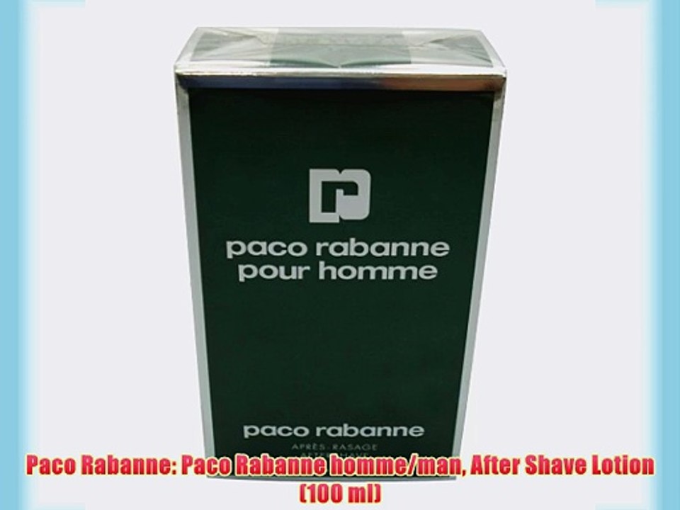 Paco Rabanne: Paco Rabanne homme/man After Shave Lotion (100 ml)
