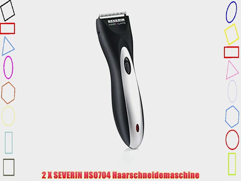2 X SEVERIN HS0704 Haarschneidemaschine