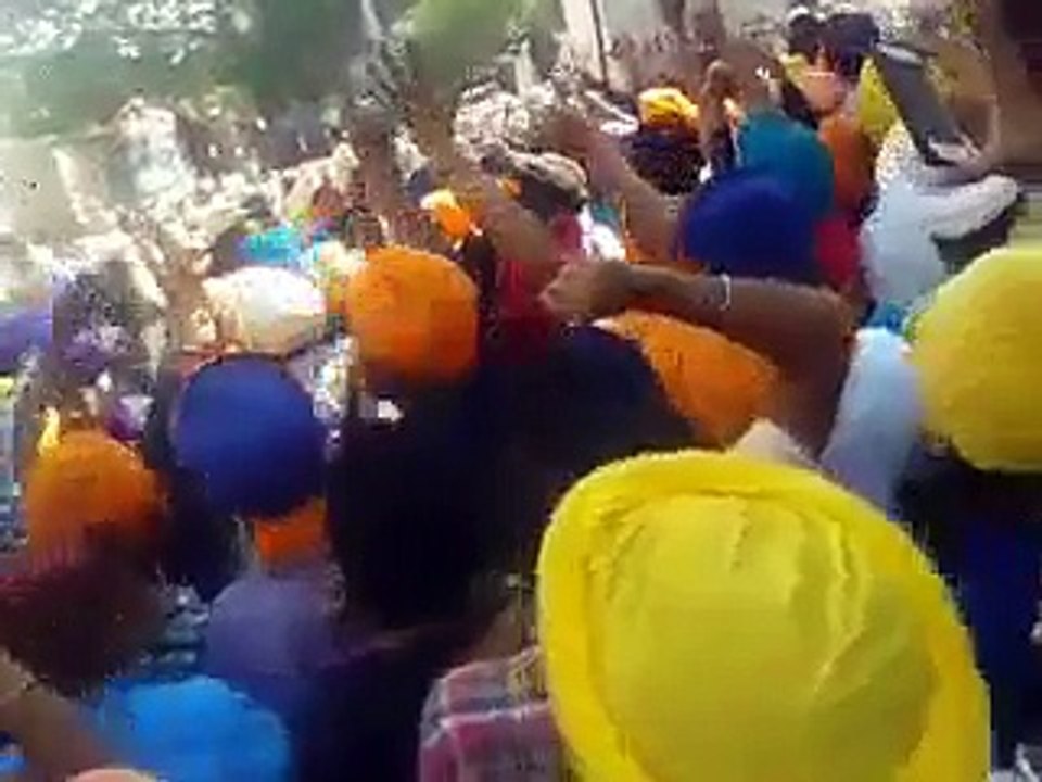 khalistani slogans raised