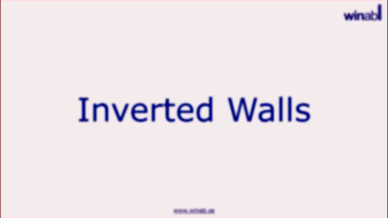 Advantages of Inverted Walls