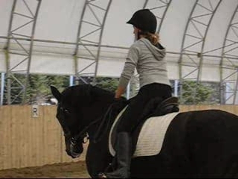 Morgane et Gougou - Départ au galop