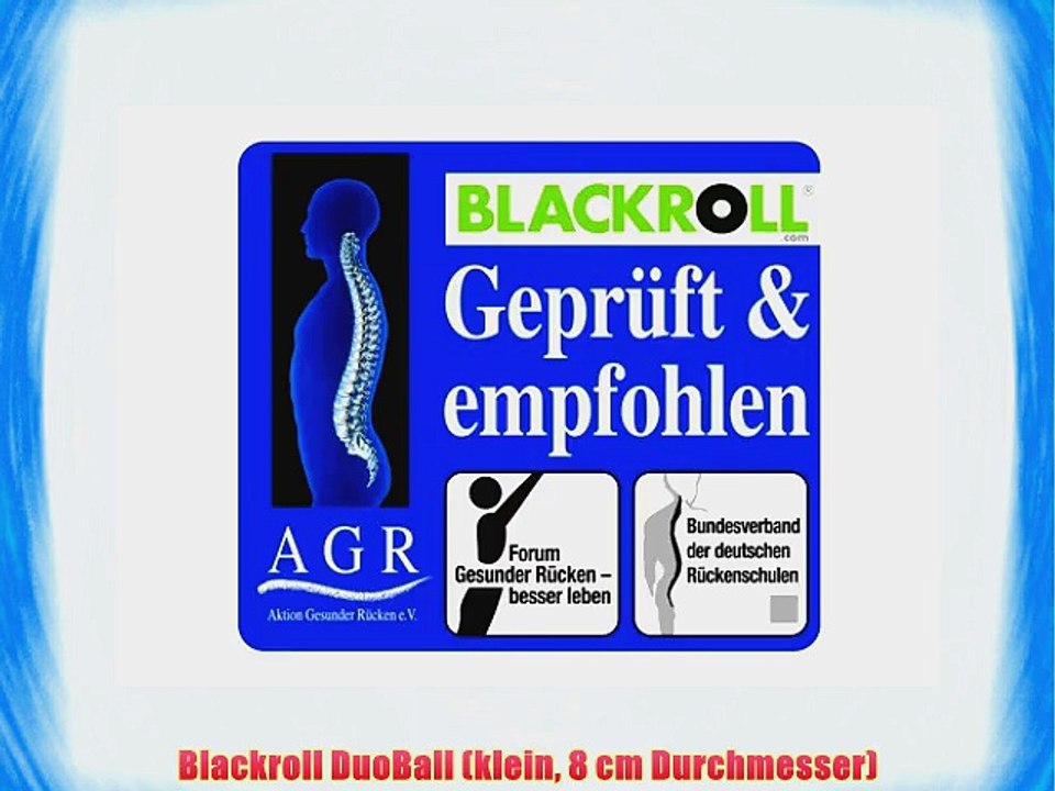 Blackroll DuoBall (klein 8 cm Durchmesser)