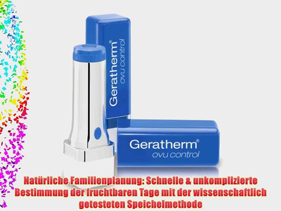 Geratherm ovu control GT-OVU04 Fruchtbarkeitstest auf Speichelbasis 1er Pack (1 x St?ck)
