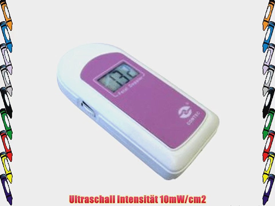 Babysound Fetal Doppler mit LCD-Anzeige der Herzfrequenz Dual Kopfh?rer-