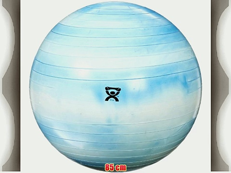 Cando 30-1855 Deluxe Anti-Burst Gymnastikball - blau - 85 cm