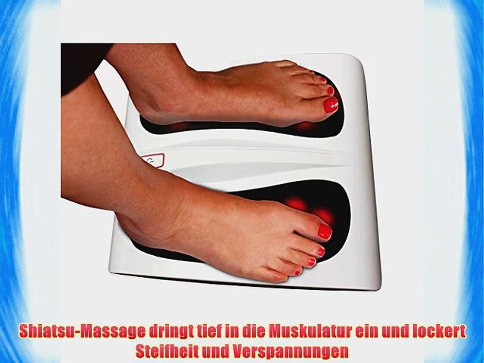 HoMedics FM-TS9-EU Deluxe Shiatsu-Fu?massageger?t (mit W?rmefunktion)