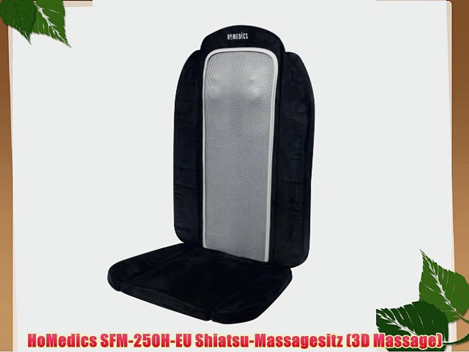 HoMedics SFM-250H-EU Shiatsu-Massagesitz (3D Massage)