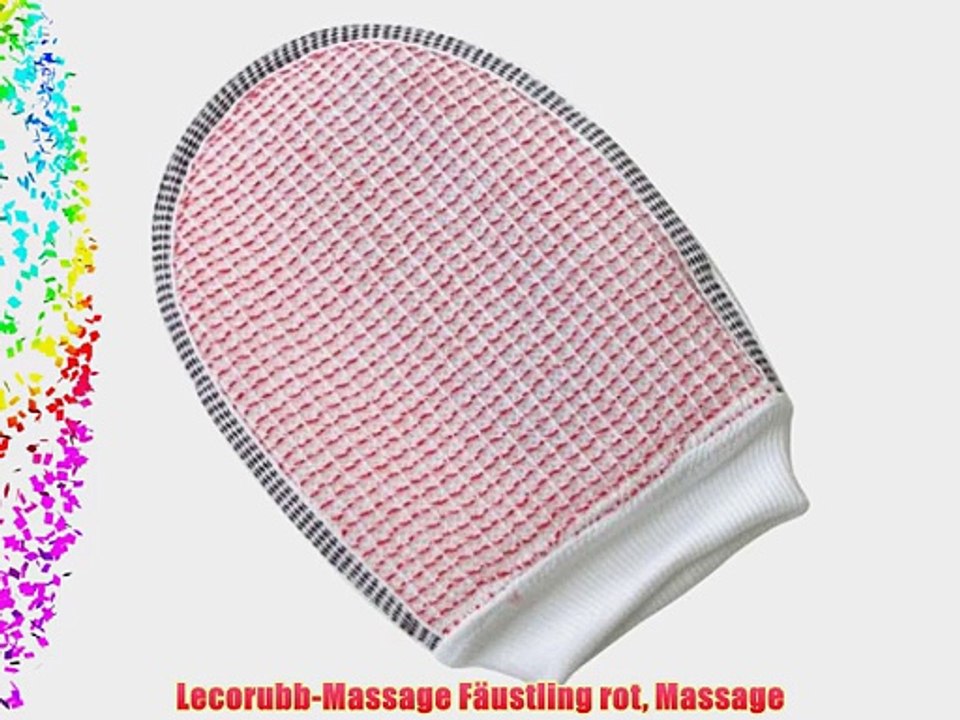Lecorubb-Massage F?ustling rot Massage