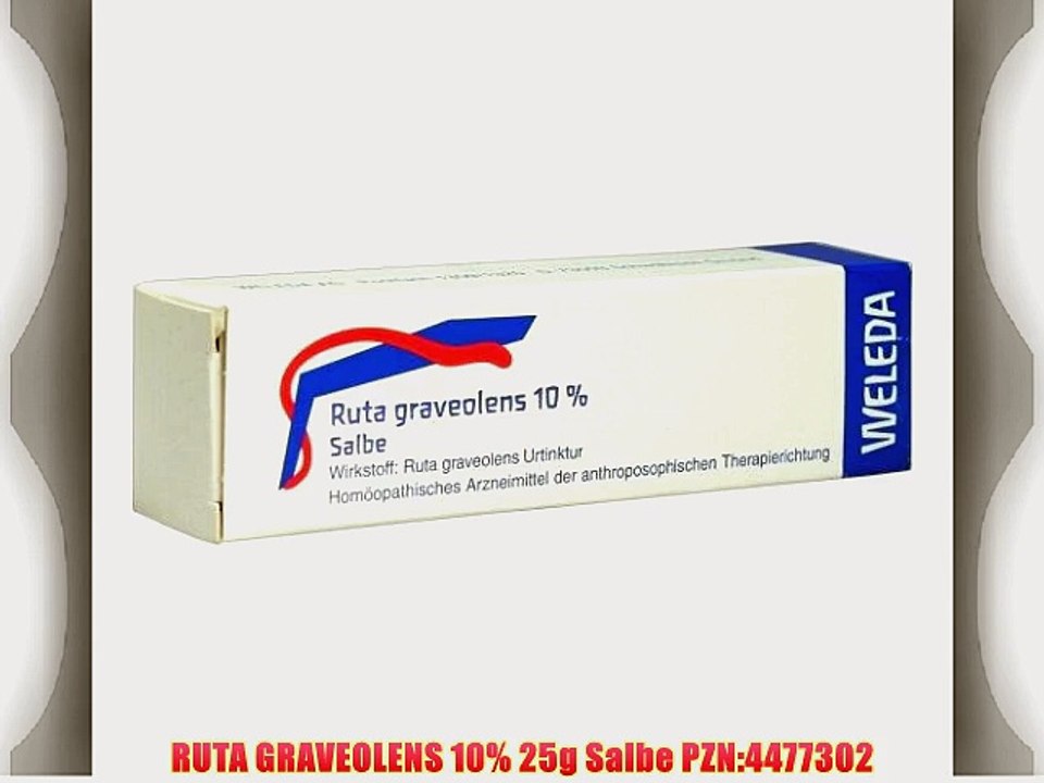 RUTA GRAVEOLENS 10% 25g Salbe PZN:4477302