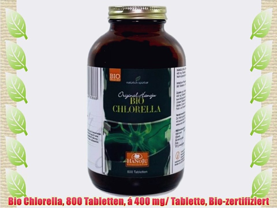 Bio Chlorella 800 Tabletten ? 400 mg/ Tablette Bio-zertifiziert