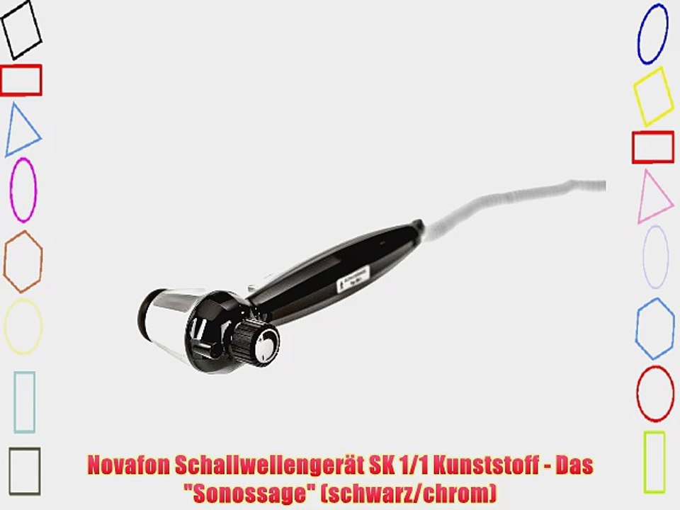 Novafon Schallwellenger?t SK 1/1 Kunststoff - Das Sonossage (schwarz/chrom)
