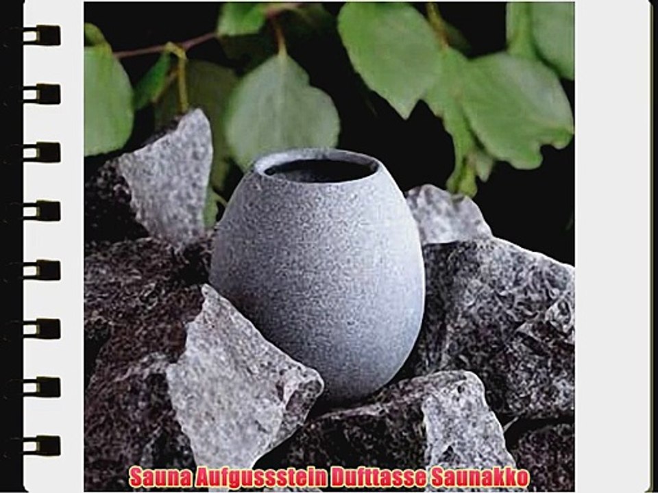 Sauna Aufgussstein Dufttasse Saunakko