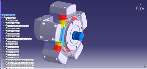 Simulation dynamique moteur hydraulique