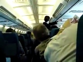 Air Plane Hostess vs Funny Drunk French Traveller