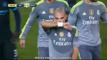 Pepe Amazing Header Goal Manchester City 0-3 Real Madrid