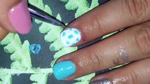 Leopard print nail art tutorial