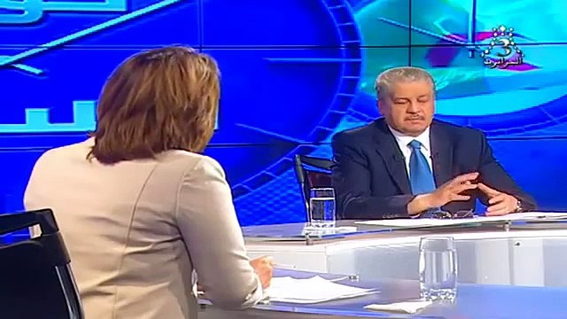 Hiwar Essaa émission ENTV Abdelmalek Sellal, le Premier Ministre algérien