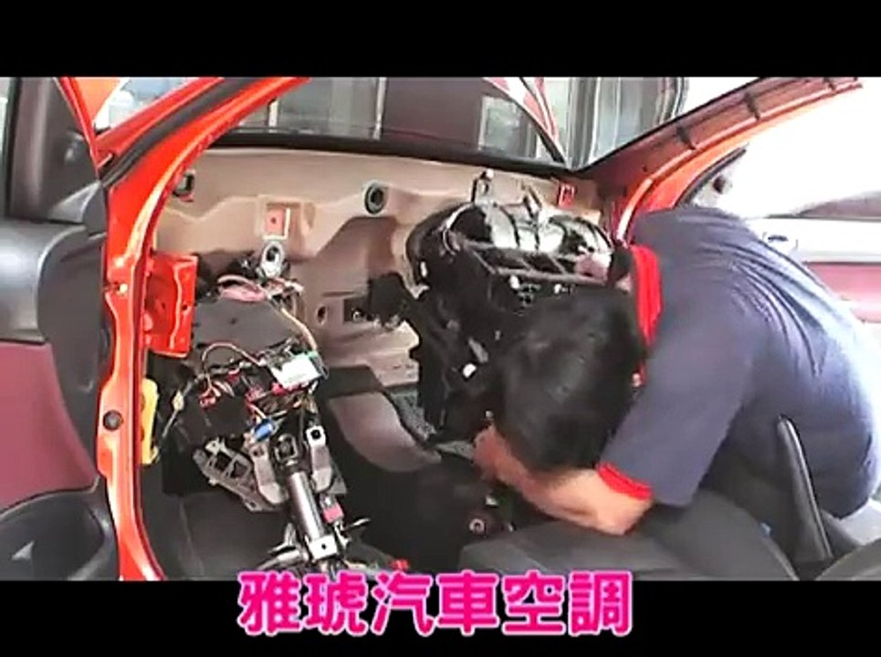 evaporator core replacement Peugeot 206 冷氣維修全紀錄エバポレーター交換