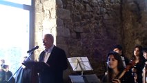Jordi Gironès. Discurs inauguració del Castell de Montsoriu