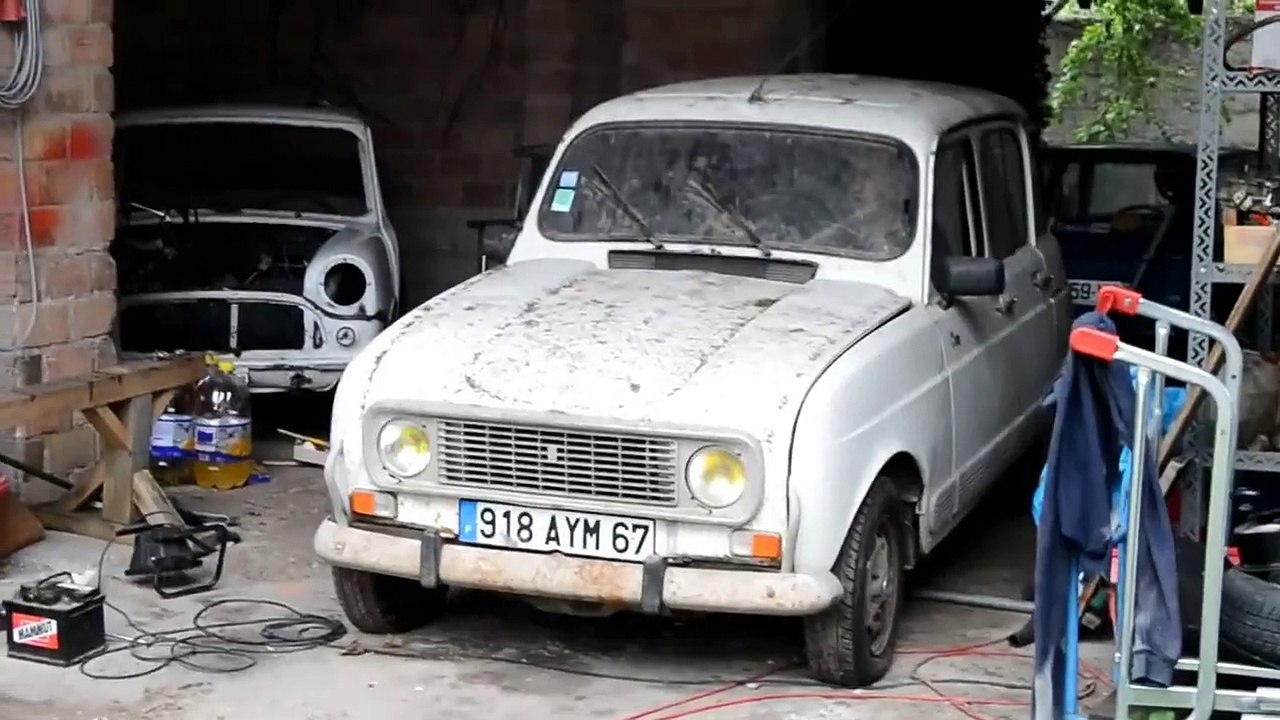 Redémarrage Renault 4L GTL Clan de 1987 après 3 ans d'arrêt